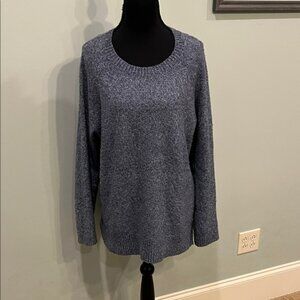 Market & Spruce Blue Crew Neck Sweater